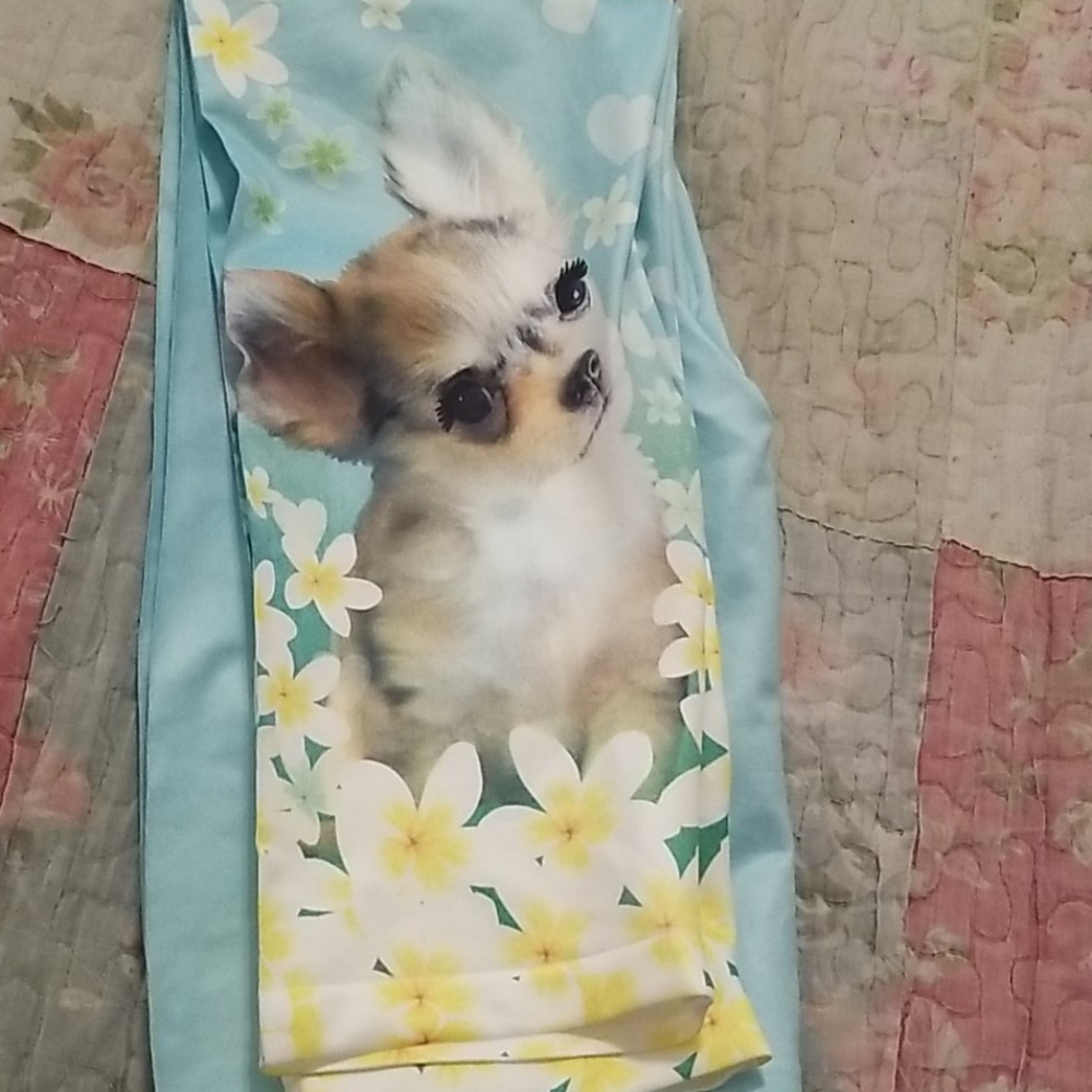 Chihuahua Capri Leggings 14/16